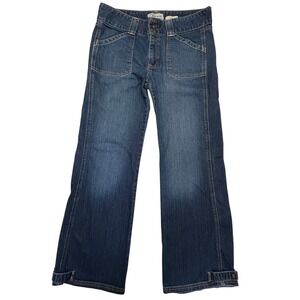 Old‎ Navy Y2K Wide Leg Stretch Blue Jeans Retro Indie Sleaze Streetwear Size 12